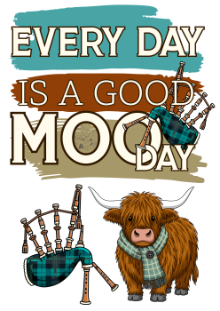 Bügelbild Every day is a good mooday